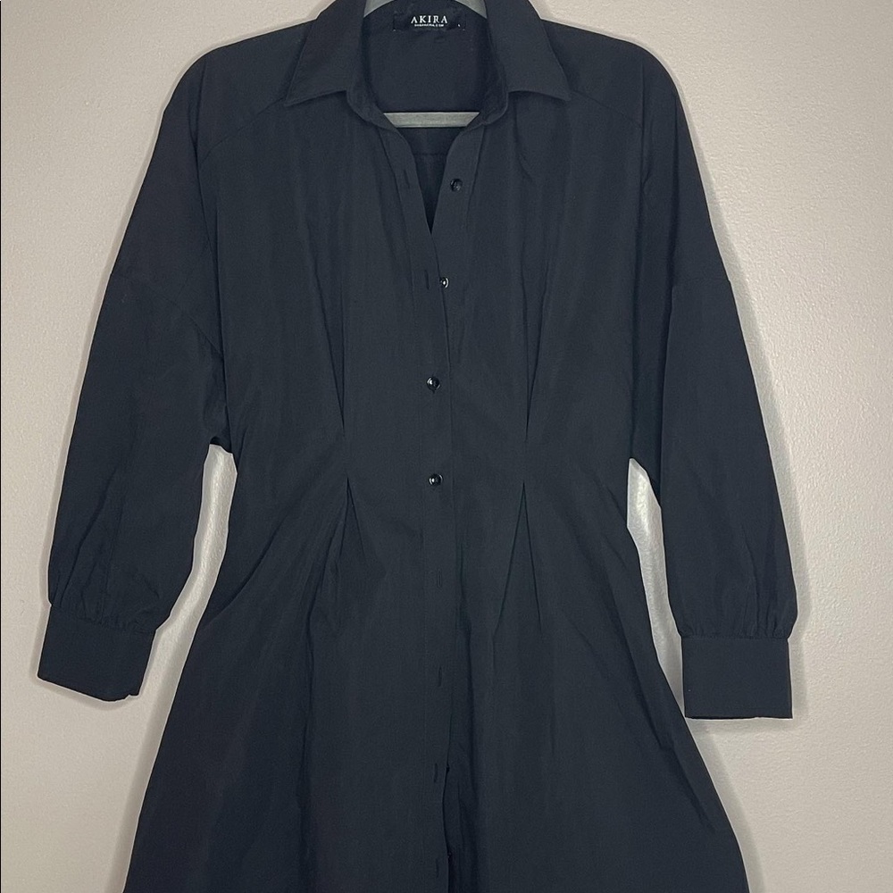 Button Down Shirt Dress AKIRA